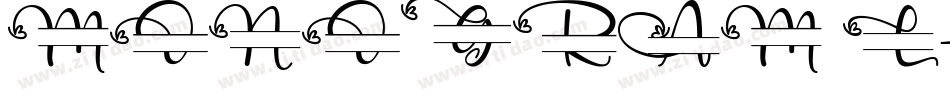 MONOGRAM L字体转换